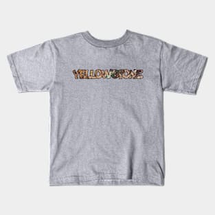 Vintage Yellowstone Kids T-Shirt